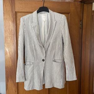 Striped H&M blazer